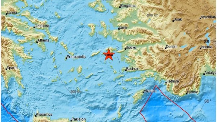 Σεισμική δόνηση 3,9 Ρίχτερ στη Σάμο – ΤΩΡΑ