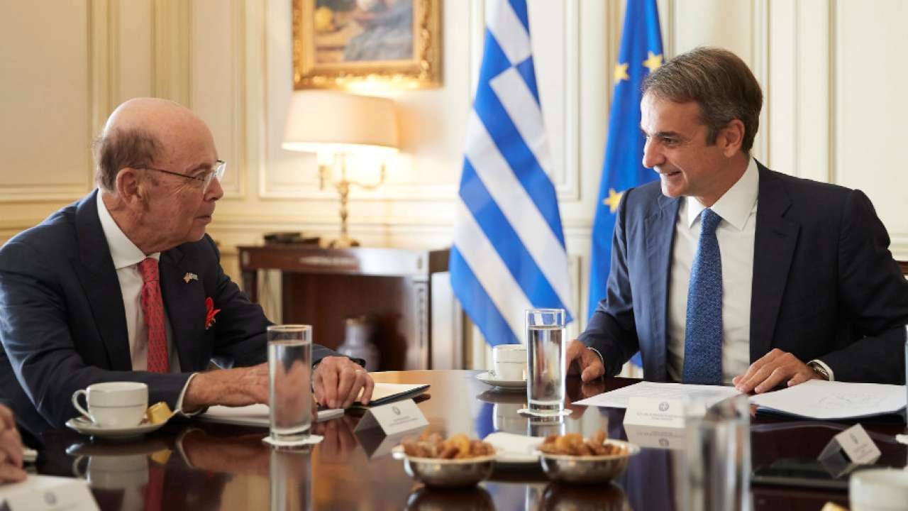 Συνάντηση Μητσοτάκη με τον υπουργό Εμπορίου των ΗΠΑ – Τι συζήτησαν