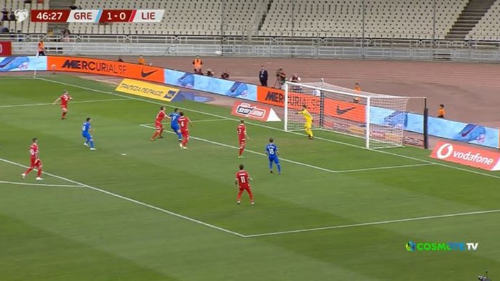 Ελλάδα – Λιχτενστάιν 1-1 (85′)
