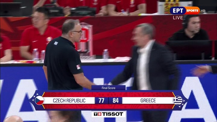 Τσεχία-Ελλάδα 77-84 (ΤΕΛΙΚΟ)
