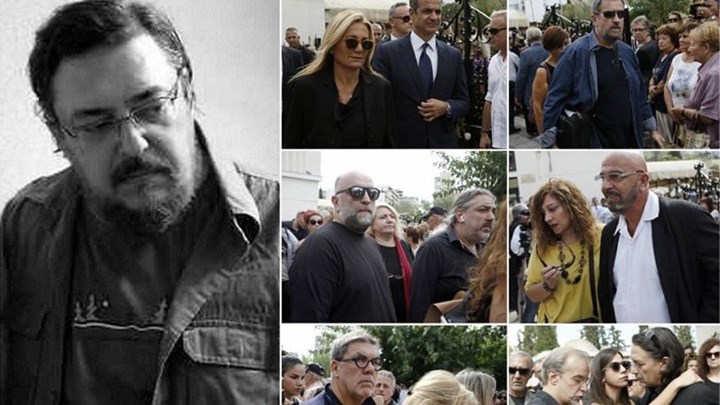 Σε κλίμα οδύνης το τελευταίο “αντίο” στον Λαυρέντη Μαχαιρίτσα – Τραγικές φιγούρες η σύζυγος και η κόρη του