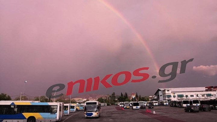 Εντυπωσιακό ουράνιο τόξο στον Βοτανικό – ΦΩΤΟ αναγνώστη