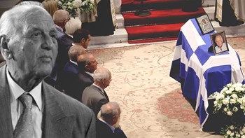 Σε κλίμα οδύνης το τελευταίο «αντίο» στον Αντώνη Λιβάνη – ΦΩΤΟ