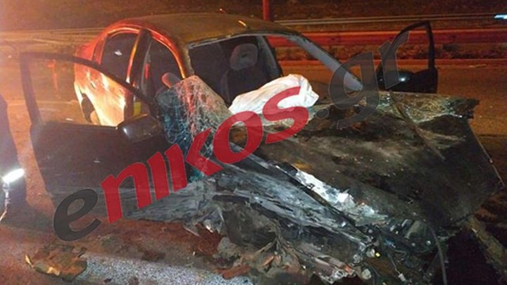 Σοβαρό τροχαίο με τρεις τραυματίες στην εθνική οδό Αθηνών-Κορίνθου – ΦΩΤΟ αναγνώστη