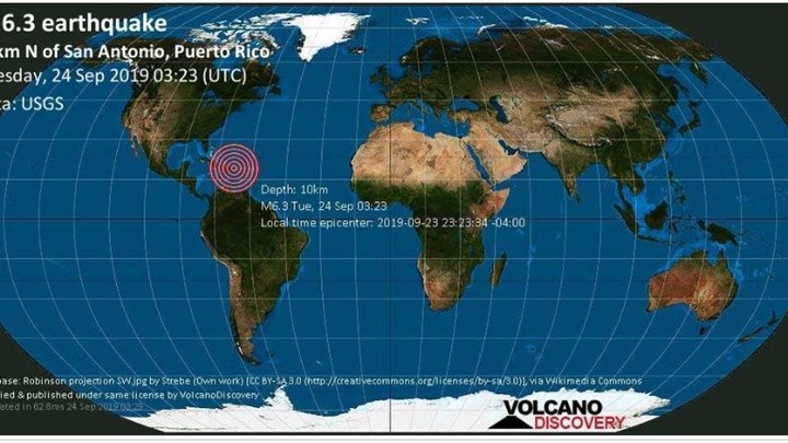Ισχυρός σεισμός στο Πουέρτο Ρίκο
