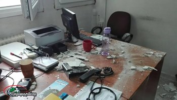 Νοσοκομείο Βέροιας: Τους έπεσε το ταβάνι στο κεφάλι – ΦΩΤΟ