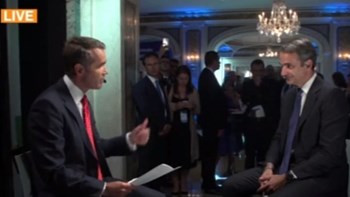 Μητσοτάκης στο Bloomberg: Έθεσα στον Ερντογάν το θέμα των αυξημένων ροών στο Αιγαίο