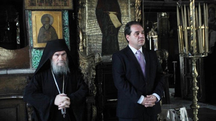 Η Ιερά Κοινότητα αναγνωρίζει την προσφορά Δήμτσα στη διοίκηση του Αγίου Όρους