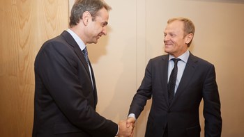 Συνάντηση Μητσοτάκη-Τουσκ για το θέμα της Τουρκίας