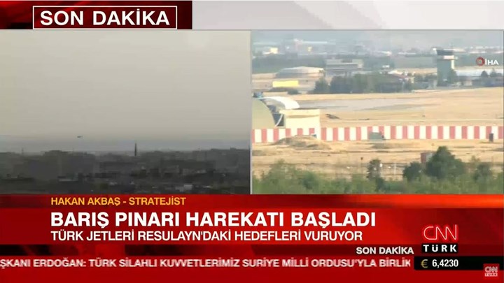 ΑΠΕΥΘΕΙΑΣ εικόνα από τη στρατιωτική επιχείρηση της Τουρκίας στη Συρία