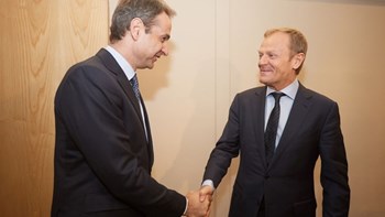Ολοκληρώθηκε η συνάντηση Μητσοτάκη με Τουσκ – Τι συζήτησαν