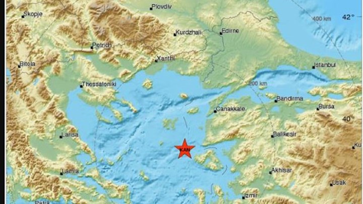 Σεισμός 4,2 Ρίχτερ δυτικά της Μυτιλήνης