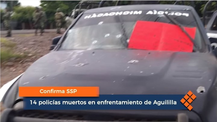 Αιματηρή ενέδρα στο Μεξικό – Νεκροί 14 αστυνομικοί – ΣΚΛΗΡΕΣ ΕΙΚΟΝΕΣ