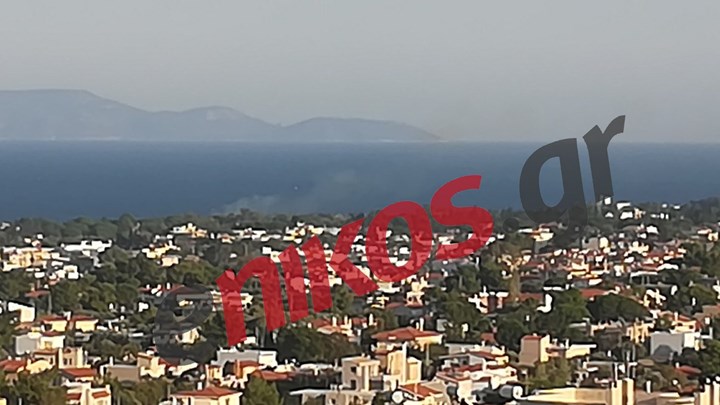 Οι πρώτες εικόνες από τη φωτιά στον Μαραθώνα – ΦΩΤΟ αναγνώστη