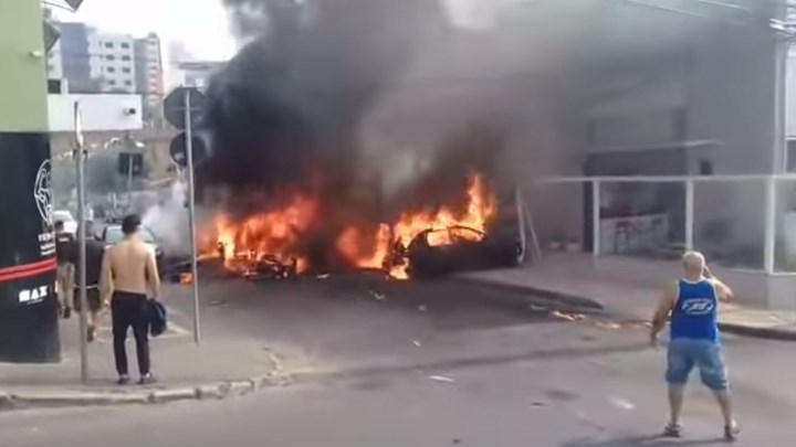 Αεροπλάνο συνετρίβη σε κατοικημένη περιοχή στην Βραζιλία –  ΒΙΝΤΕΟ