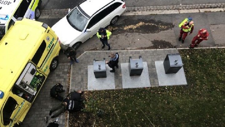 Η στιγμή της σύλληψης του δράστη στο Όσλο