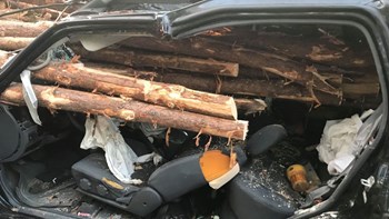 Γλίτωσε από θαύμα – Βγήκε ζωντανός από αυτό το αυτοκίνητο – ΦΩΤΟ