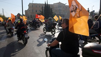 Μηχανοκίνητη πορεία της ΠΟΕ – ΟΤΑ στο κέντρο της Αθήνας