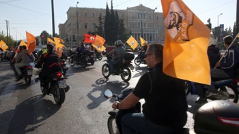 Μηχανοκίνητη πορεία της ΠΟΕ – ΟΤΑ στο κέντρο της Αθήνας