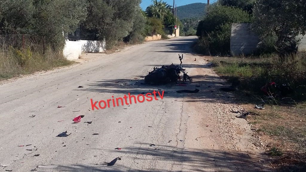 Θανατηφόρο τροχαίο στην Κόρινθο – Μηχανή συγκρούστηκε με λεωφορείο – ΦΩΤΟ