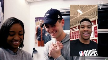 Η ξεχωριστή έκπληξη του Αντετοκούνμπο σε φανατικό θαυμαστή του – ΒΙΝΤΕΟ