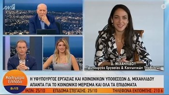 Μιχαηλίδου: Δεν έχει αποφασιστεί ούτε έχει νομοθετηθεί κάτι για το κοινωνικό μέρισμα – BINTEO