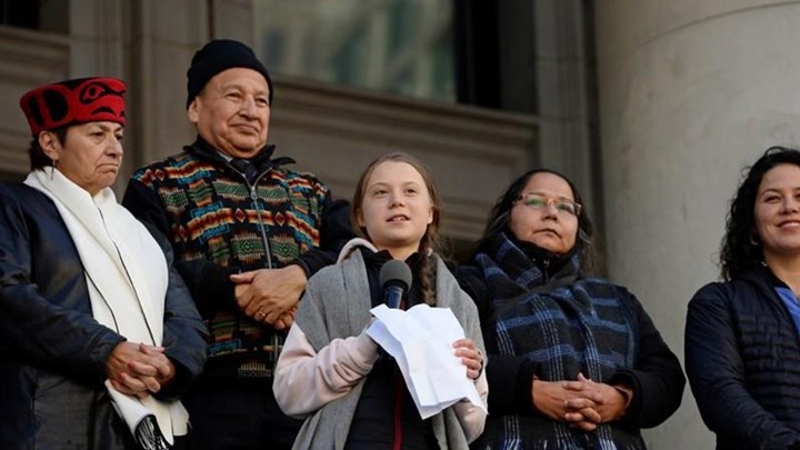 Διαδήλωση στο Βανκούβερ για το κλίμα – Πρωτοστάτησε η Γκρέτα Τούνμπεργκ – ΒΙΝΤΕΟ