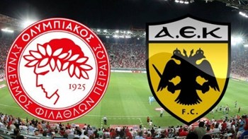 LIVE: Ολυμπιακός – ΑΕΚ (19:30)