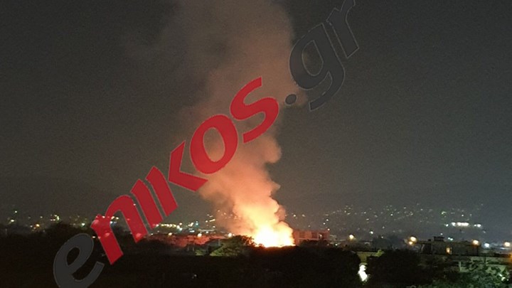 Οι πρώτες εικόνες από την πυρκαγιά στον Ελαιώνα – ΦΩΤΟ αναγνώστη