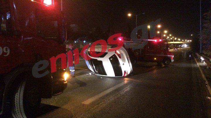 Τροχαίο στην Ε.Ο. Αθηνών – Λαμίας στο ύψος της Αχαρνών – ΦΩΤΟ αναγνώστη