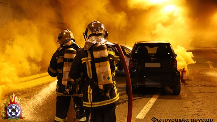 Πυρκαγιά σε αυτοκίνητο στον Δήμο Αχαρνών