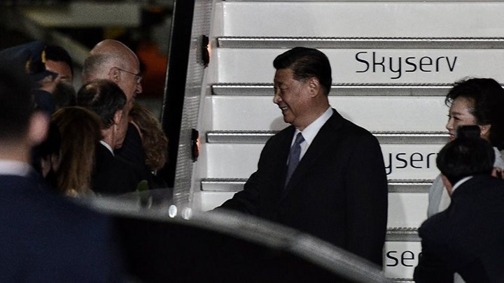 Έφτασε στην Αθήνα ο Κινέζος Πρόεδρος