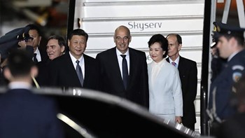 Δένδιας: Με μεγάλη χαρά υποδέχθηκα τον Πρόεδρο της Κίνας