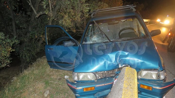 Νεκρός σε τροχαίο στη Λέσβο – Το αυτοκίνητο έπεσε πάνω σε τοιχίο – ΦΩΤΟ