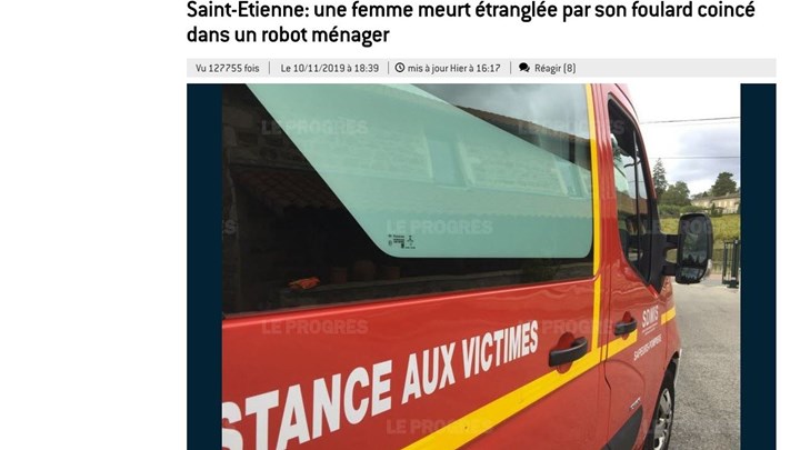 Θάνατος-σοκ στη Γαλλία: Μπλέχτηκε το μαντήλι της στο μίξερ ενώ έφτιαχνε κέικ