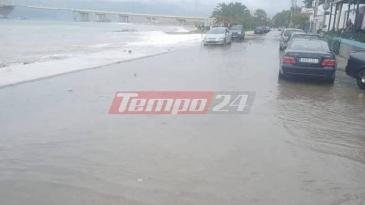 Κακοκαιρία «Βικτώρια»: Η θάλασσα σκέπασε την παραλιακή του Ρίου – ΦΩΤΟ – BINTEO