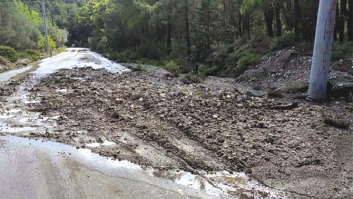 Ζημιές στη Ρόδο από την κακοκαιρία – Σε κατάσταση έκτακτης ανάγκης Αρχάγγελος και Αφάντου