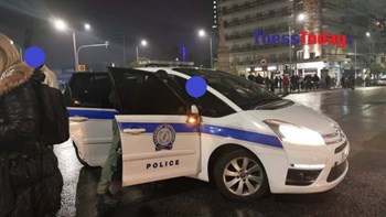 Δεκαοκτώ προσαγωγές και μία σύλληψη ανηλίκου για τα επεισόδια στη Θεσσαλονίκη