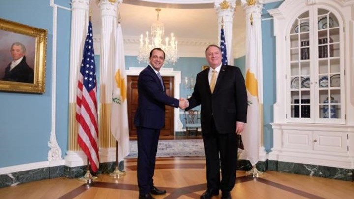 Συνάντηση Χριστοδουλίδη-Πομπέο στο Στέιτ Ντιπάρτμεντ – Τι συζήτησαν