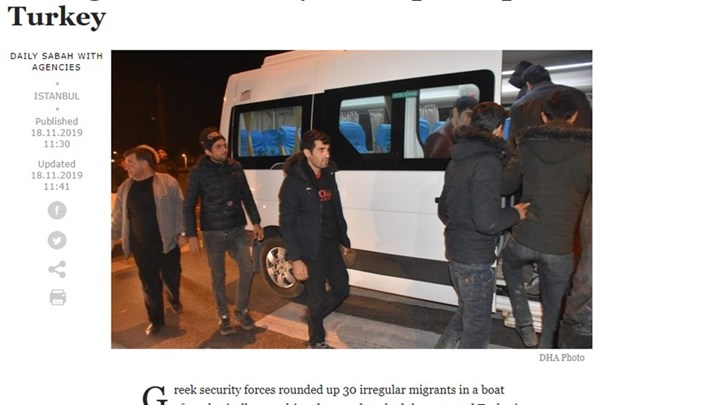 Sabah: Η Ελλάδα σπρώχνει πίσω μετανάστες παραβιάζοντας τη Συνθήκη της Γενεύης