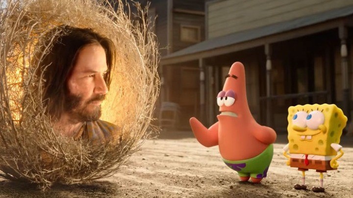 Ο Κιάνου Ριβις στον… “Μπομπ Σφουγγαράκη” – ΒΙΝΤΕΟ