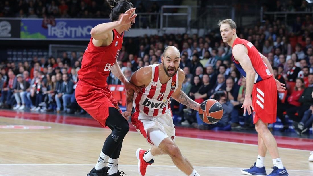 Μπάγερν – Ολυμπιακός 55-63 (30′)