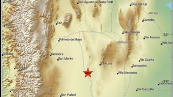Ισχυρός σεισμός 5,8 Ρίχτερ στην Αργεντινή