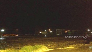 Πλημμύρισε ξανά η Ολυμπιάδα Χαλκιδικής  – ΦΩΤΟ – ΒΙΝΤΕΟ