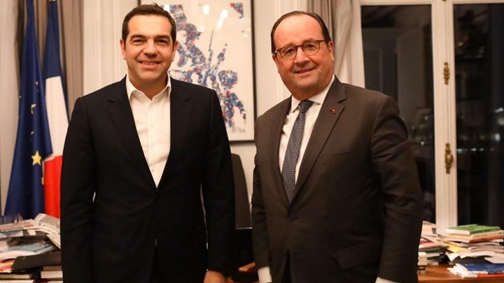 Συνάντηση Τσίπρα – Ολάντ στο Παρίσι