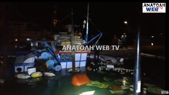 Αλιευτικό σκάφος βυθίστηκε στην Κρήτη – Επιχείρηση για την ανέλκυσή του – ΒΙΝΤΕΟ