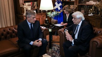 Ταγιάνι στη συνάντηση με τον Παυλόπουλο: Πρέπει να εξασφαλίσουμε ότι η Τουρκία θα σέβεται τους κανόνες του Δικαίου – Να μιλήσουμε στον Ερντογάν