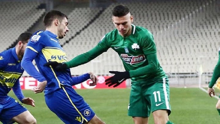 Παναθηναϊκός – Αστέρας Τρίπολης 1-0 (8′)