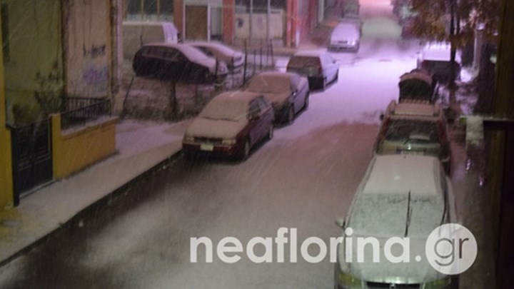 Στα λευκά “ντύθηκε” η Φλώρινα – ΦΩΤΟ