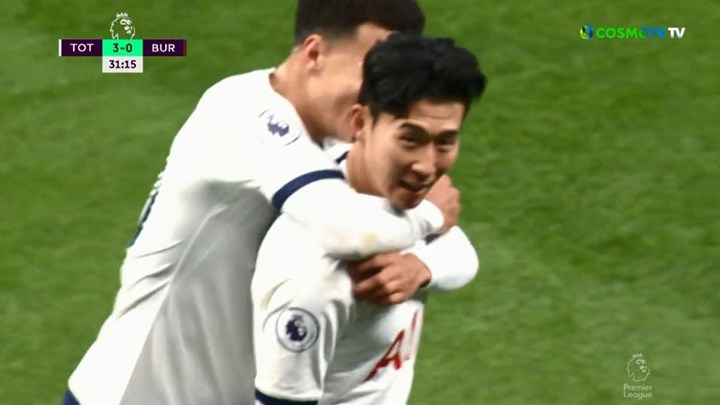 Καταπληκτικό γκολ από τον Σον: Διέσχισε όλο το γήπεδο σημειώνοντας το τρίτο τέρμα της Τότεναμ απέναντι στην Μπέρνλι – ΒΙΝΤΕΟ